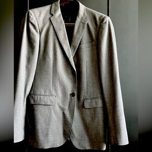 Charcoal grey slim fit suit